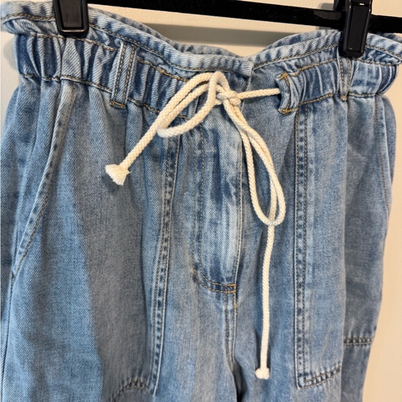 Rails High Rise Light Blue Drawstring Jeans - Picture 4 of 6